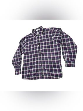 Foxcroft Purple Plaid Button-Down Shirt